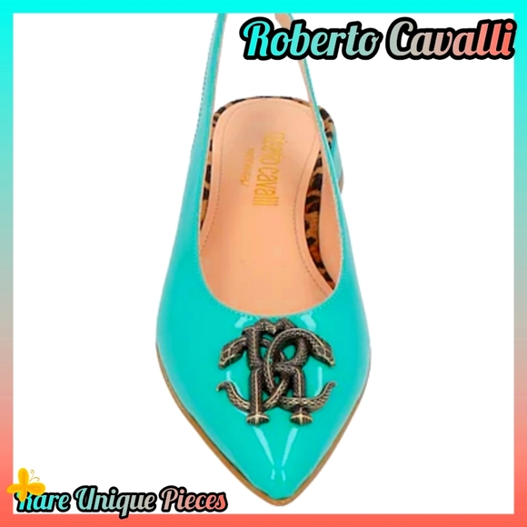 Roberto Cavalli Shoes - New Authentic Roberto Cavalli Slingback Shoes